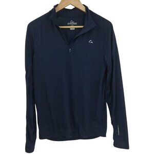 Merino Blend by Paradox Long Sleeve 1/4 Zip Shirt Base Layer Size S Outdoor Wool